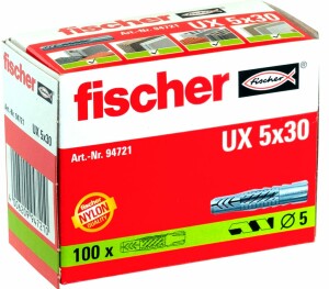 fischer Universaldübel UX 5 x 30