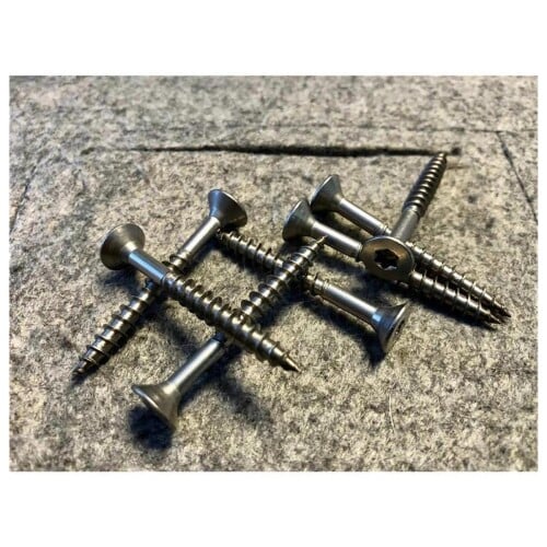 Spanplattenschraube Edelstahl rostfrei A2 SK, TG, TX25 6,0x180  - 200 Stk