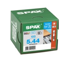 SPAX Terrassenschraube für Aluminium Profile Edelstahl A2 1.4567  5x44 - 100 Stk