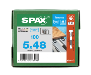 SPAX Terrassenschraube für Aluminium Profile...