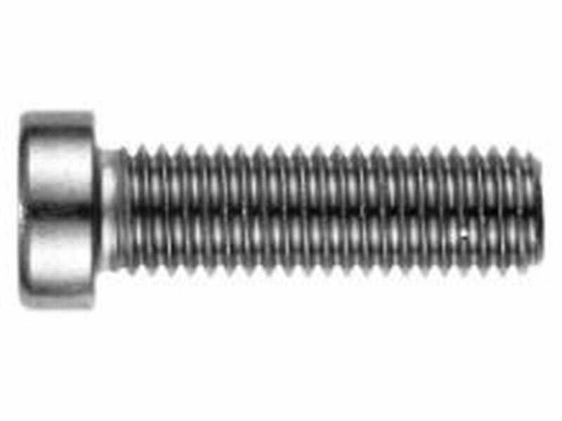 DIN 7984 Zylinderschrauben niedriger Kopf Stahl blank schwarz 8.8    M4 