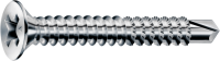 FEX-A Senkkopf Kreuzschlitz H Bohrspitze Vollgewinde Sonderoberfläche Silber A3J  PZ2  -  3,9x25  -  1000 Stk