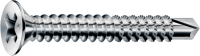 FEX-A Senkkopf Kreuzschlitz H Bohrspitze Vollgewinde Sonderoberfläche Silber A3J  PZ2  -  3,9x32  -  1000 Stk