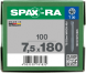 SPAX-RA Zylinderkopf T-STAR plus Vollgewinde WIROX A3J  7,5x180 - 100 Stk