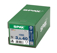 SPAX Senkkopf Kreuzschlitz Z - Teilgewinde WIROX A3J  PZ2  -  3,5x40  -  1000 Stk