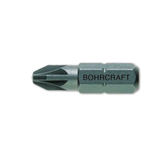 Bohrcraft Bit 1/4" Kreuzschlitz Größe für Pozi-Schrauben PZ 1 x 25 mm