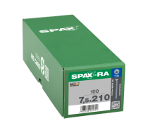 SPAX-RA Flachsenkkopf T-STAR plus Vollgewinde WIROX A3J  7,5x210 - 100 Stk